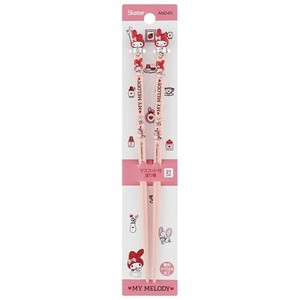 Chopsticks Lacquered Chopsticks My Melody with Mascot Skater 21cm