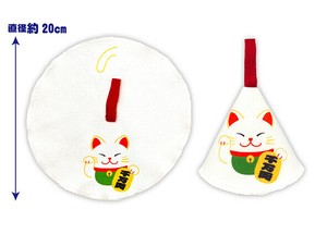 【予約販売：7月新商品】◆日本の和ハンカチ招き猫