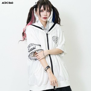 [半袖]肋骨天使 セーラージャケット コラボ ICHGO CHA~N パンク 原宿系 レディース メンズ