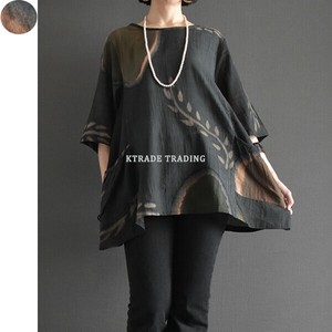 Button Shirt/Blouse Tunic [S/S NEW]