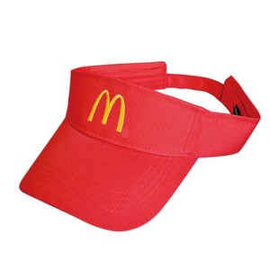 McDonald's マクドナルド SUN VISOR サンバイザー RED 帽子 ハット キャップ アメリカ ファッション