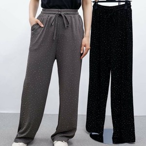 Pre-order Full-Length Pant Straight Pants Sparkle Rhinestone