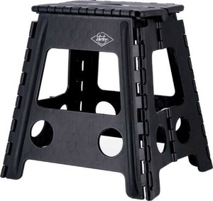 フォールディングステップスツール H39cm BK 86078