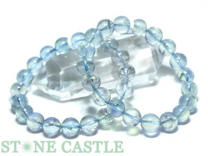 ☆高品質☆【ブレスレット】カラーチェンジアクアマリン (3A) (約10.5〜11mm) 【天然石 パワーストーン】