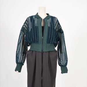 【日本製】メッシュレース ブルゾン　B DONNA