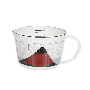 Enamel Measuring Cup Gift Red-fuji