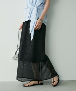 シアーラメアイラインスカート