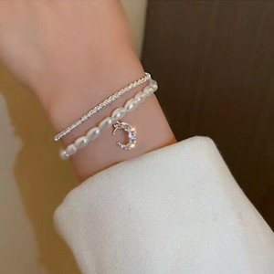 月　ブレスレット レディース　ブレスレット シルバー925　メッキ ブレスレット シルバー