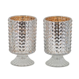 Candle Holder Flower Vase Set of 2 15cm