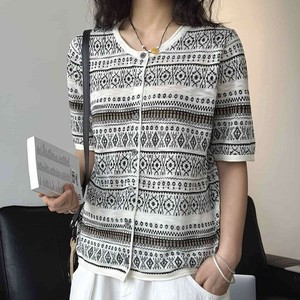 u27784 トップス Tシャツ 短袖 2025春夏新作 ニット カットソー