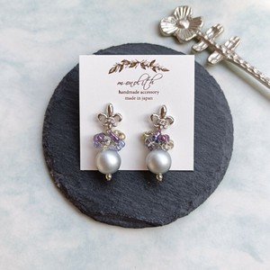 Pierced Earrings Silver Post
