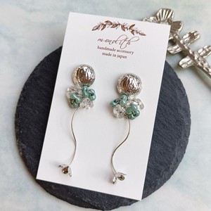 Pierced Earrings Silver Post