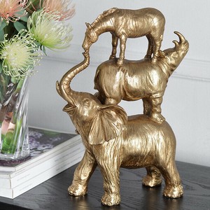 Object/Ornament Antique Gold 36cm