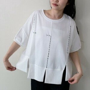 T 恤/上衣 宽松T-Shirt 缝线/拼接