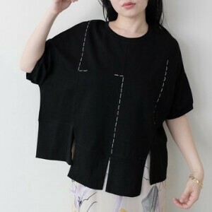 T 恤/上衣 宽松T-Shirt 缝线/拼接