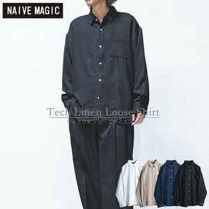 【SPECIAL PRICE】テックリネン ルーズサイズ 長袖シャツ