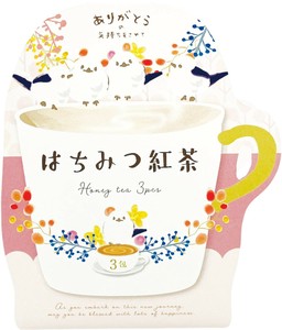 【予約販売】人気　ギフトにぴったり　シマエナガはちみつ紅茶4P