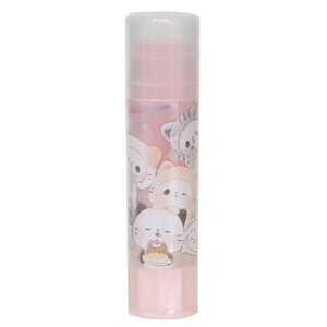 【文房具】クリアカラースティックのり もちもちぱんだ ねこねこスイーツパーティ