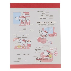 【メモ帳】ハローキティ ミニメモ かわいいくらし