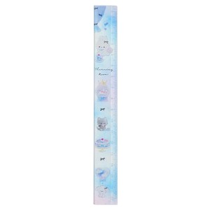 【定規】チャーミングルーム 17cmスリムストレートスケール スノードーム