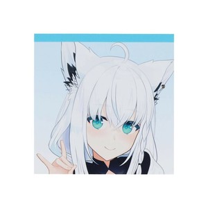 【メモ帳】ホロライブプロダクション スクエアメモ 白上フブキ