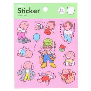 【シール】おおのたろう 透明シール ファション