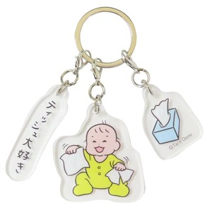 【キーホルダー】おおのたろう 3連アクリルキーホルダー ティッシュ