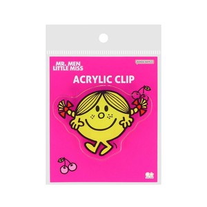 【文房具】ミスターメン＆リトルミス アクリルクリップ M＆L リトルミス サンシャイン