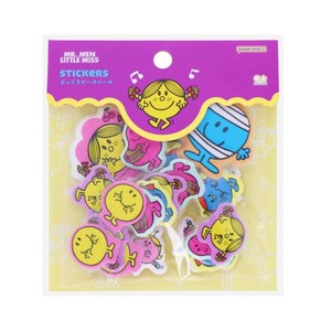 【フレークシール】ミスターメン＆リトルミス ぷっくりピースシール M＆L リトルミス サンシャイン