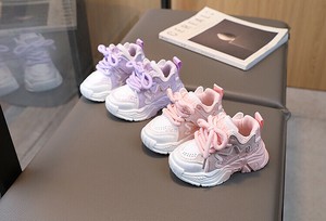 【最新作KIDS'】【履き心地抜群！超売れ筋】　韓国最新パステルカラーグラデーションキッズスニーカー