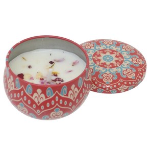 【日用品】フレグランスキャンドル 缶入り ウルフベリー＆ブラッドオレンジ