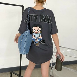 T-shirt Dolman Sleeve Tunic T-Shirt betty boop [2025 NEW]