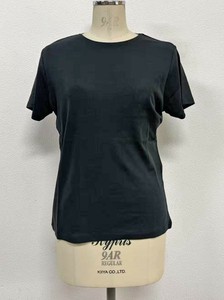 【2025年新作】80双強撚 綿100% クルーネック インナー 半袖 カットソー Tシャツ