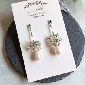 Pierced Earrings Silver Post