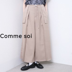 ■comme soi（コムソワ）■ベルト付きパンツ 2025新作