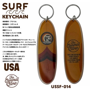 サーフボード アクリル キーホルダー　キーチェーン　サーフィン　サーフ　ハワイ　HAWAII　サーファー