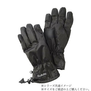 PUROMONTE ライトシェルレイングローブ ブラック M GB064U