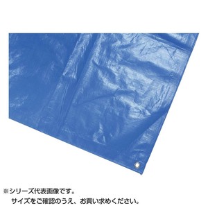 鵜沢ネット 防水カバーシート 5.4×5.4m ブルー 3000 11282