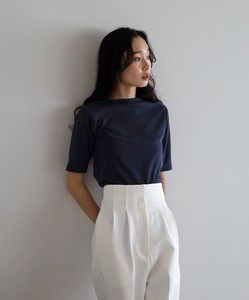 T-shirt Boat Neck Cotton