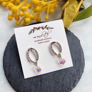 Pierced Earrings Silver Post