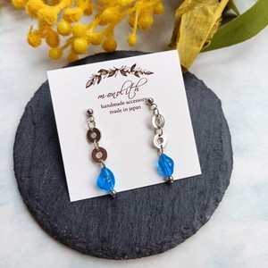 Pierced Earrings Silver Post