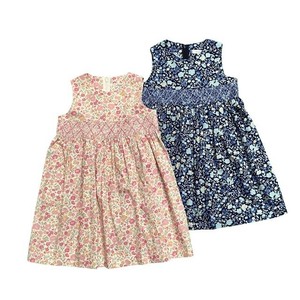 Kids' Casual Dress Floral Pattern 80 ~ 140cm Made in Japan