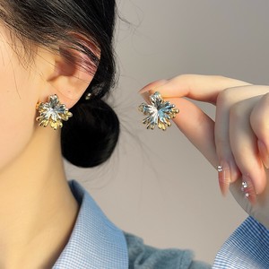 花　ピアス S925ポスト　ピアス K18　ピアス アレルギー K18 ピアス　シルバー925 ピアス