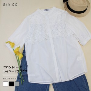 Button Shirt/Blouse Front Tunic Blouse