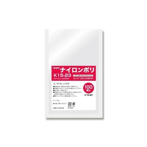 シモジマ HEIKO(ヘイコー) 006679807 ナイロンポリ K 15-23 100枚
