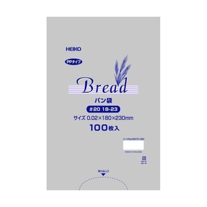 シモジマ HEIKO(ヘイコー) 006721480 PP パン袋 20 18-23 100枚