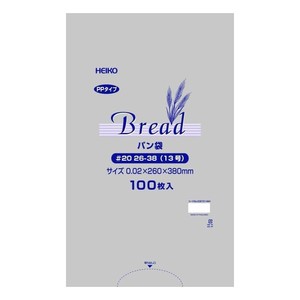 シモジマ HEIKO(ヘイコー) 006721484 PP パン袋 20 26-38(13号) 100枚