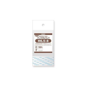 シモジマ HEIKO(ヘイコー) 006745900 クリスタルパック H 6.5-8 100枚
