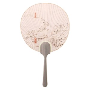 日本製(MADE IN JAPAN)  うちわ 鳥獣戯画(小) 2341