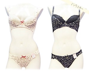 90533(ノンワイヤー) 脇高プティフラワーシフォンブラ&ショーツ